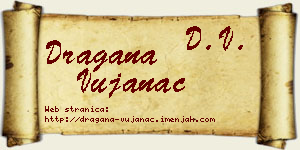 Dragana Vujanac vizit kartica